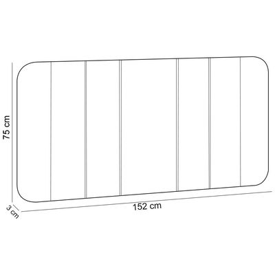 Espelho Decorativo Para Sala de Jantar 152cm Verbena N01 Off White Ypê - Lyam Decor
