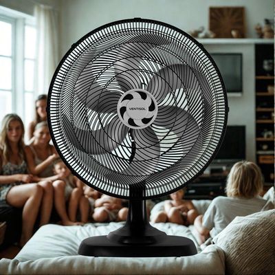 Ventilador Ventisol Osc Mesa Turbo 6P 50cm Pr Premium 110V