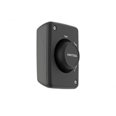Ventilador De Parede Ventisol Oscilante 50cm Aço Preto Bivolt