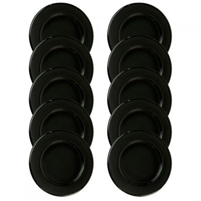 Espalhador Grande Sabaf Esmaltado Para Cooktop - 10Peças Preto