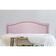 Cabeceira Queen Curva Luxo 160x60 Courino Rosa - Tachas Fumê