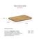 Tabua Migalheira Bambu Marrom Bandeja Mesa Paes 33cm