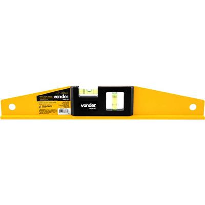 Nível De Alumínio Com Base Magnética Trapezoidal 14" Vonder