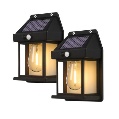 Lâmpada de Led Recarregável Energia Solar Sensor Movimento