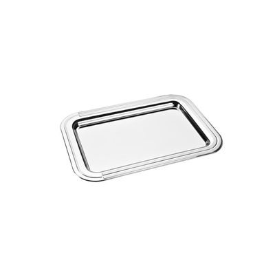 Bandeja Retangular Tramontina Ciclo em Aço Inox 42x30 cm