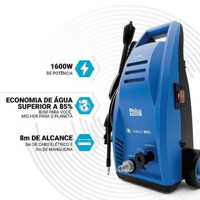 Lavadora de Alta Pressão 1800PSI Philco Force 1600W PLP2900 110V