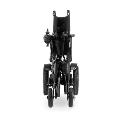 Cadeira de Rodas Motorizada Dobrável até 120 kg Assento de 48 cm D800 com Apoio de Cabeça Dellamed Preto