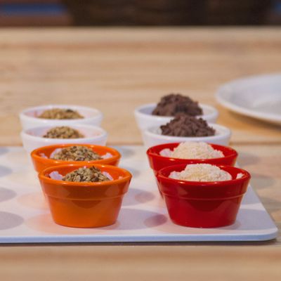 Ramequim Cheff 30ml Vermelho em Polipropileno