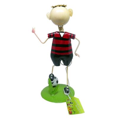 Boneco De Ferro Para Enfeite E Mesa Estante Torcedor Time Futebol Vermelho (bon-p-13)
