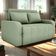 Sofa Cama 2 Lugares 138 Cm Amora Tecido Boucle F494 Milani Store Oliva