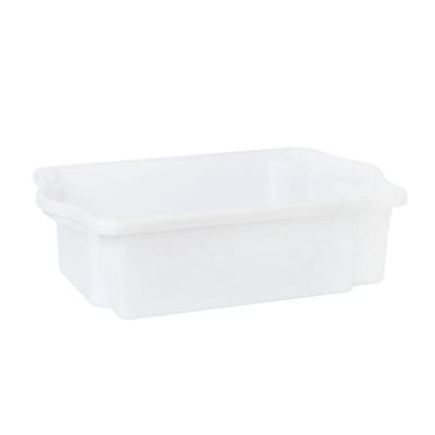 Kit 10 Caixas Para Cozinha Empilháveis 10l Branco
