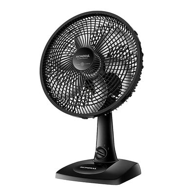 Ventilador de Mesa 30cm 6 Pás Preto Mondial 127V 127V