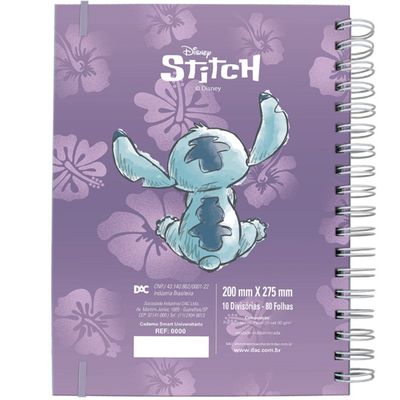 CADADERNO UNIVIVERSITÁRIO SMART STITCH 80FL 90G - 5378 - DAC
