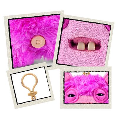 Chaveiro de Pelúcia Fuggler Key Rings 13cm - Lord Long Ears Rosa