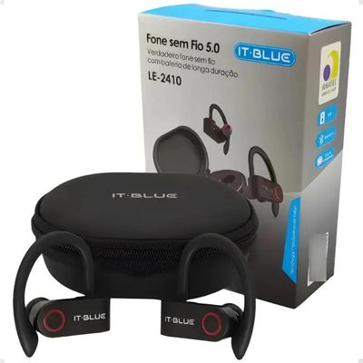 Fone De Ouvido Bluetooth 5.0 Sem Fio Gancho Esportivo Corrida 30h