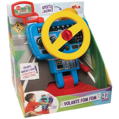 Brinquedo Educativo Volante Fom Fom Crec Crec Elka - 1181