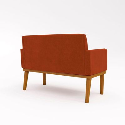 Namoradeira Base Reforçada Sofá Balaqui Decor Terracota