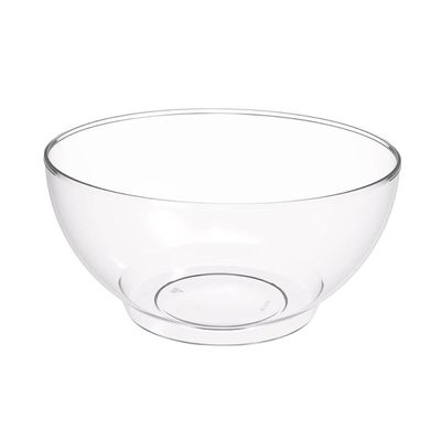 Tigela Grande Crippa Travessa Redonda 3,1L Transparente Servir Salada Sobremesa