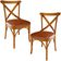 Kit 02 Cadeiras Para Sala de Jantar e Estar Living Estofada Ávila L02 Couríssimo Camel - Lyam