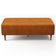 Kit 02 Puffs Decorativo Sala de Estar Bali W01 Pés Palito 120x50cm Couríssimo Canela - Lyam Decor