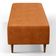 Kit 02 Puffs Decorativo Sala de Estar Bali W01 Pés Palito 120x50cm Couríssimo Canela - Lyam Decor