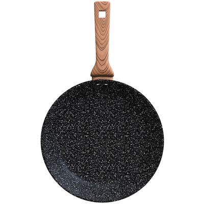 Frigideira Colorstone Wooden Alumínio Antiaderente 26cm Euro Preto