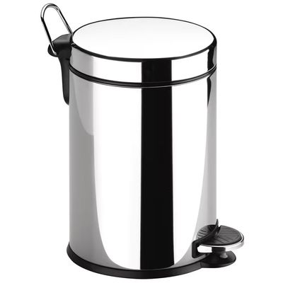 Lixeira Brinox Decorline com Pedal e Balde 20 L Inox