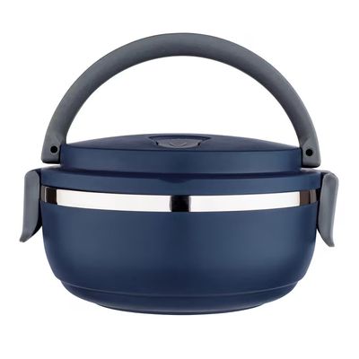 Marmita Lunch Box em Plástico e Aço Inox Euro Home Azul