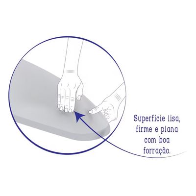 Tábua de Passar Roupa Luxo com Ponta e Suporte para Ferro Utimil Branco com Cinza