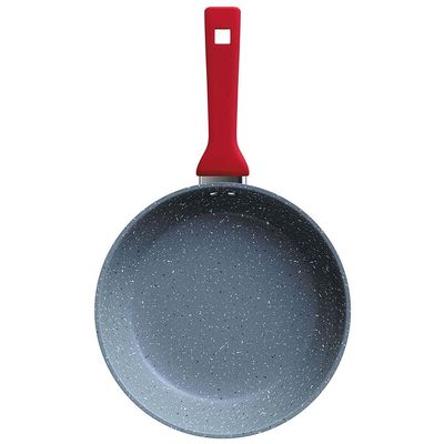 Frigideira Colorstone Volcano Alumínio Antiaderente 24cm Euro Cinza