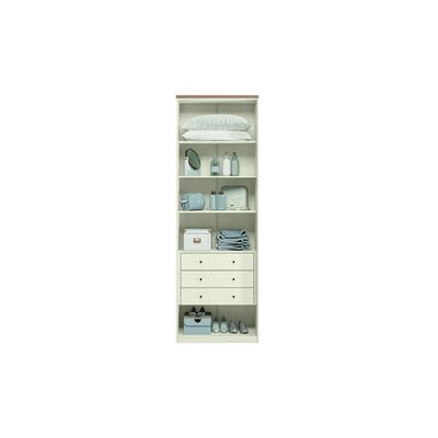 Armario Modulado Toledo 2 Portas Reflecta 2 Prateleiras 3 Gavetas Areia