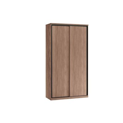 Guarda-Roupa Modulado Solteiro Santos Andirá Toledo 2 Portas Marrom