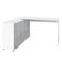 Mesa Para Escritório Extensível Escrivaninha Home Office Nero A02 Branco - Lyam Decor