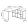 Mesa Para Escritório Extensível Escrivaninha Home Office Nero A02 Preto - Lyam Decor