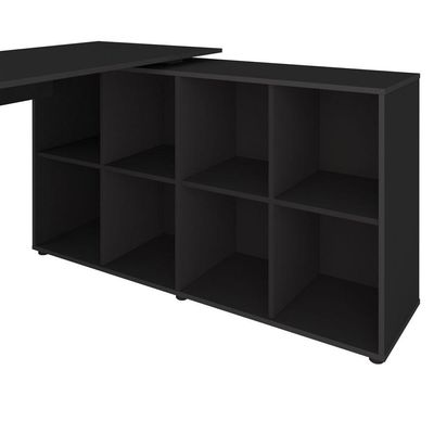 Mesa Para Escritório Extensível Escrivaninha Home Office Nero A02 Preto - Lyam Decor