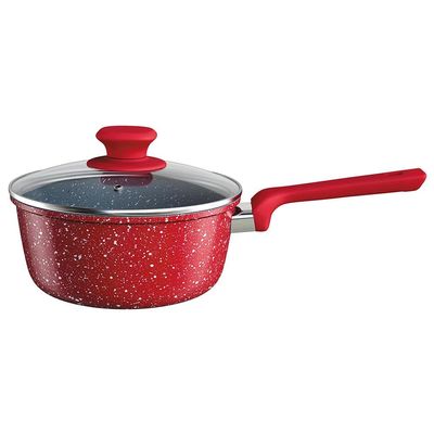Panela Colorstone Antiaderente 5 Camadas Vermelha 3 L Euro Home Vermelho