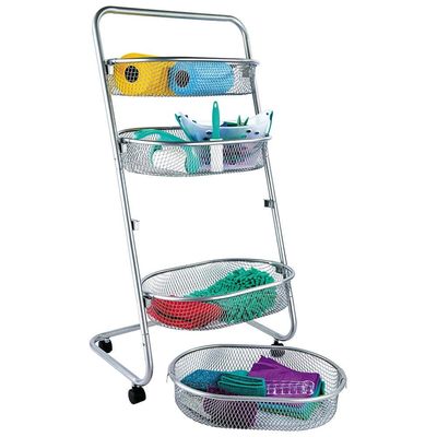 Fruteira Space em Aço com 4 Cestos 85 cm Euro Cromado