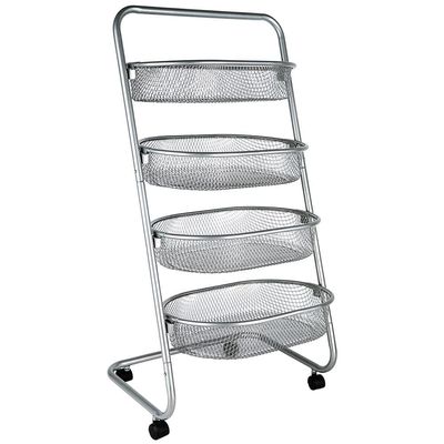 Fruteira Space em Aço com 4 Cestos 85 cm Euro Cromado
