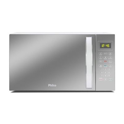 Micro-ondas Philco 28L PMO30E Tira Odor Espelhado Branco / 220V