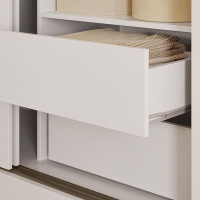 Guarda Roupa Santos Andirá Lisboa 3 Portas Deslizantes Branco