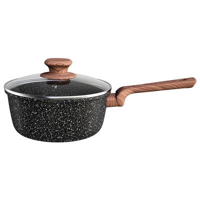 Panela Colorstone Antiaderente 5 Camadas Preta 3 L Euro Home Preto