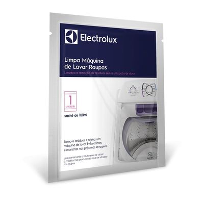 Limpa Máquina de Lavar Roupas Electrolux 200ml Remove Sujeiras e Residuos Não se aplica