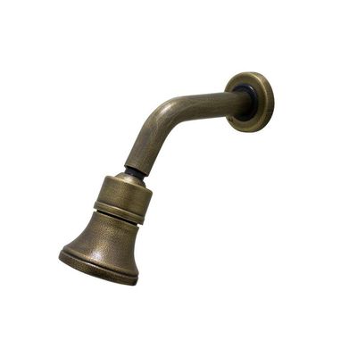 Chuveiro Industrial Rustico Ducha Articulável Banheiro Lavatório Dourado Ouro Velho Metal Luxo