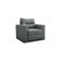 Sofá Cama Marissol 1 Lugar Suede Cinza
