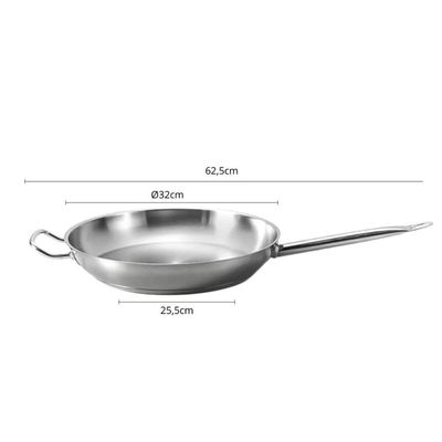 Frigideira com Tampa 3,4L Profissional 32cm Aço Inox Brinox