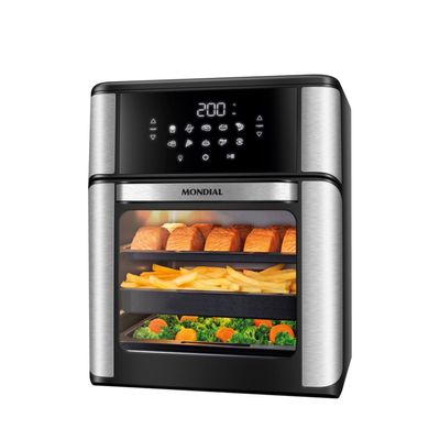 Fritadeira Elétrica Forno Oven 12L Mondial AFON-12L-BI-BC 127V