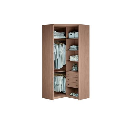 Guarda-Roupa Closet Modulado Santos Andirá Toledo 2 Portas Wood