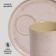 Conjunto de Canecas e Pires Porto Brasil Coup Stoneware 330ml 4 Peças Rosa