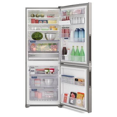 Geladeira Electrolux Frost Free Inverter 488L Fresh&Flex Inverse Cor Inox Look (IB55S) 127V