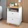 Kit 02 Gaveteiros Para Escritório Home Office 2 Gavetas Diem A02 Olmo Branco - Lyam Decor